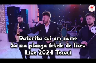 Iulian de la Vrancea – Datorita cui am nume x Sa ma planga fetele de liceu (Live 2024)